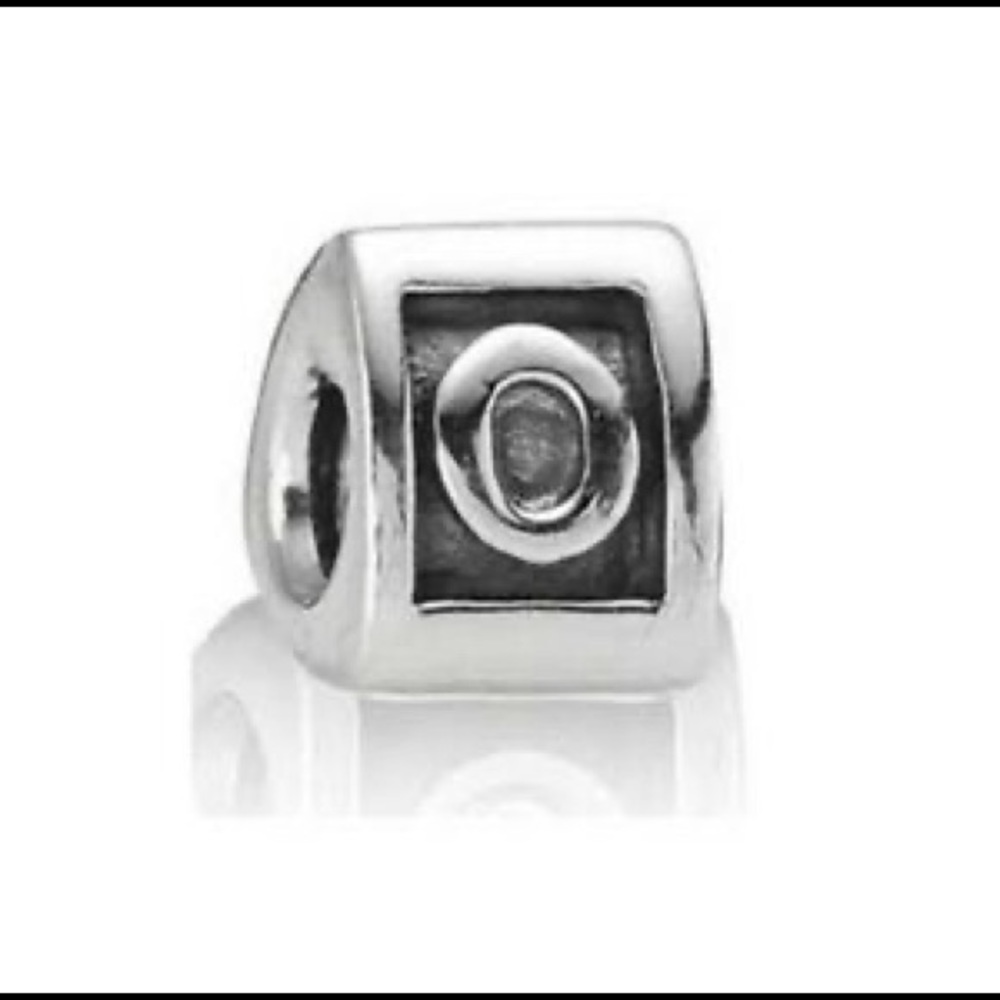 Silver Pandora O Charm